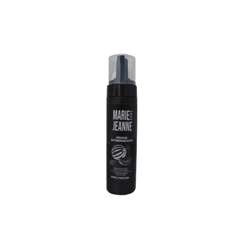 Mousse auto-bronzante pour peau - 200ml - 75mg CBD - MARIE SANS JEANNE