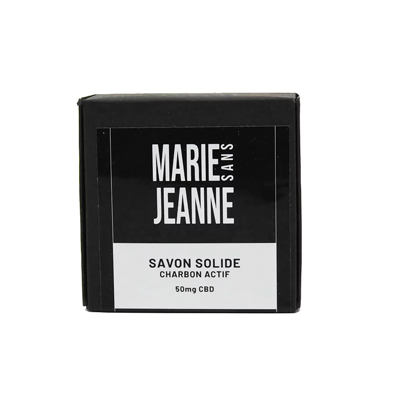 Savon CBD solide - Charbon actif - MARIE SANS JEANNE