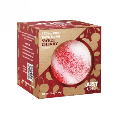 BOMBE DE BAIN CERISE - CBD - JUSTCBD