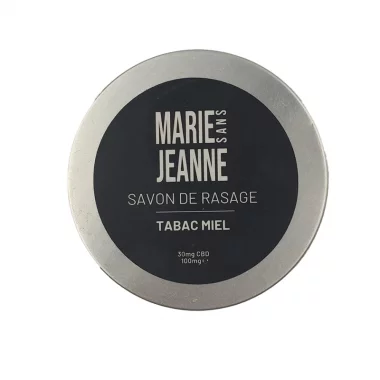 Savon à raser au CBD - MARIE SANS JEANNE Miel et tabac