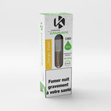 Cartouche de Vapotage au chanvre - KANAVAPE Mango Kush