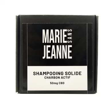 Shampooing CBD solide - Charbon actif - MARIE SANS JEANNE