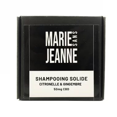 Shampooing CBD solide - Citronnelle et Gingembre - MARIE SANS JEANNE
