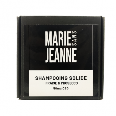 Shampooing solide au CBD - Fraise Prosecco