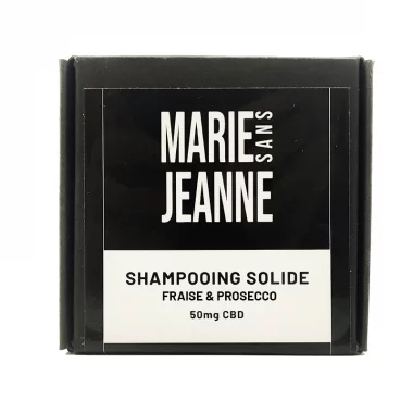 Shampooing CBD solide - Fraise Prosecco - MARIE SANS JEANNE