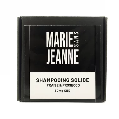Shampooing solide au CBD - Fraise Prosecco - MARIE SANS JEANNE