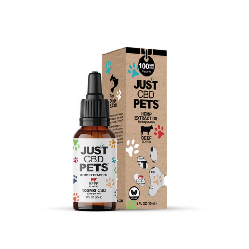 ANIMAUX - Huile de CBD au boeuf - JUSTCBD