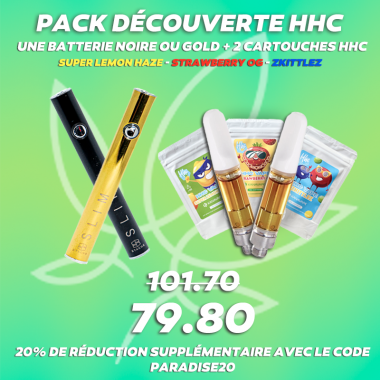Pack découverte HHC - CANNABIDIOLPARADISE