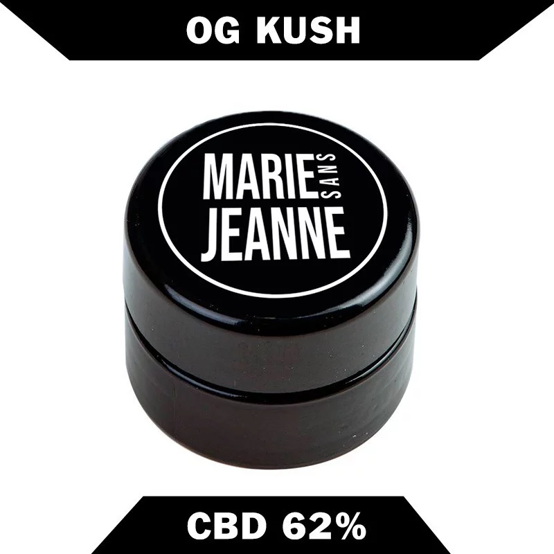 Concentré de cire CBD - Marie sans Jeanne - 62% CBD