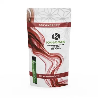 Puff CBD – Vaporizzatore al gusto di fragola 10% CBD