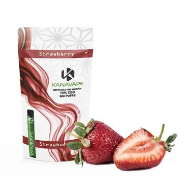 Puff CBD – Vape gout fraise 10% CBD