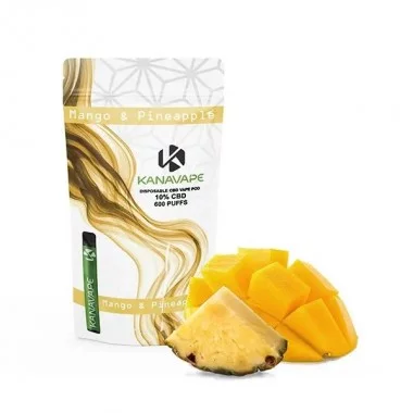 Puff CBD – Gusto ananas mango vaporizzato 10% CBD