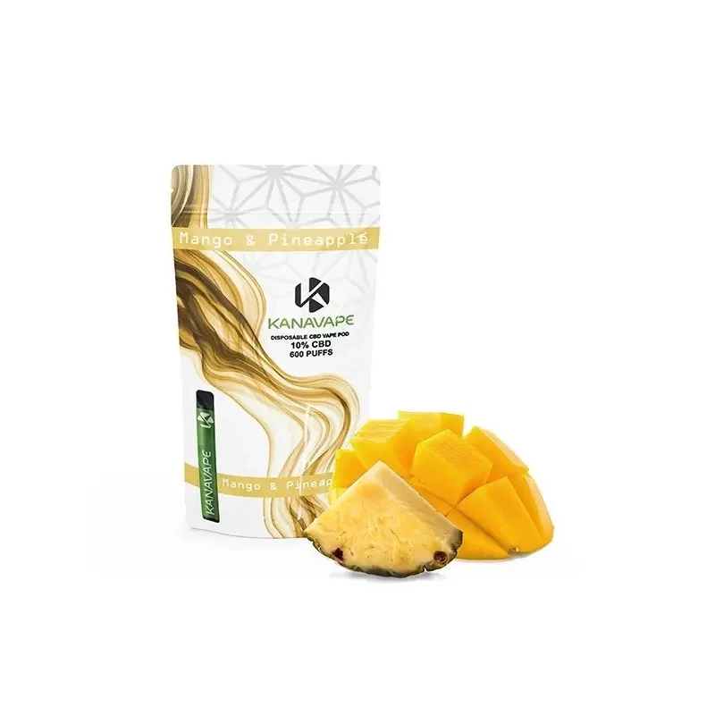 Puff CBD – Vape gout mangue ananas 10% CBD