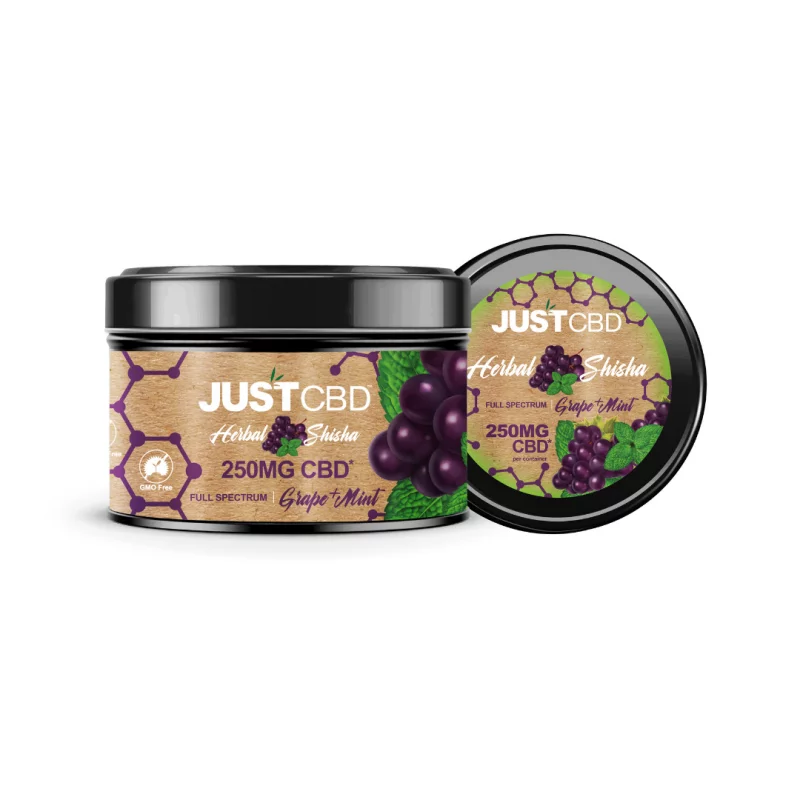 Herbe à chicha - Raisin menthe - JUSTCBD