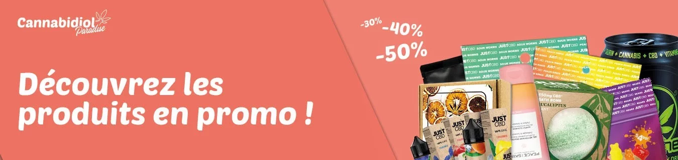 Nos produits au CBD en promotions | Cannabidiol Paradise - CBD Shop